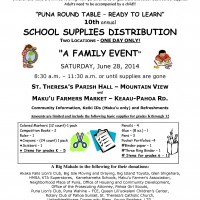 2014 SCHOOL SUPPLY FLYER